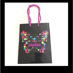 Neiman Marcus Holiday Butterfly Black Gift Bag